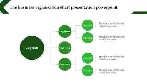 organization chart presentation powerpoint-The business organization chart presentation powerpoint